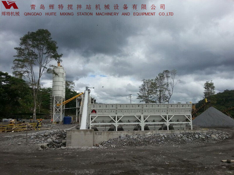 辉特世界杯线上平台搅拌站HZS90搅拌臂布置合理，搅拌性能强