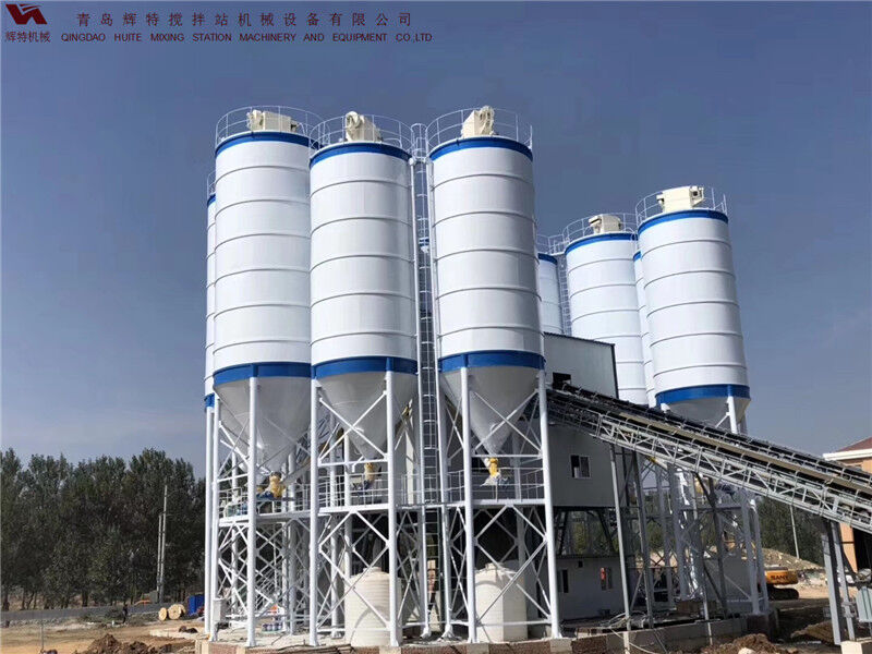 HZS180世界杯线上平台搅拌站 辉特机械 集生产与研发于一体