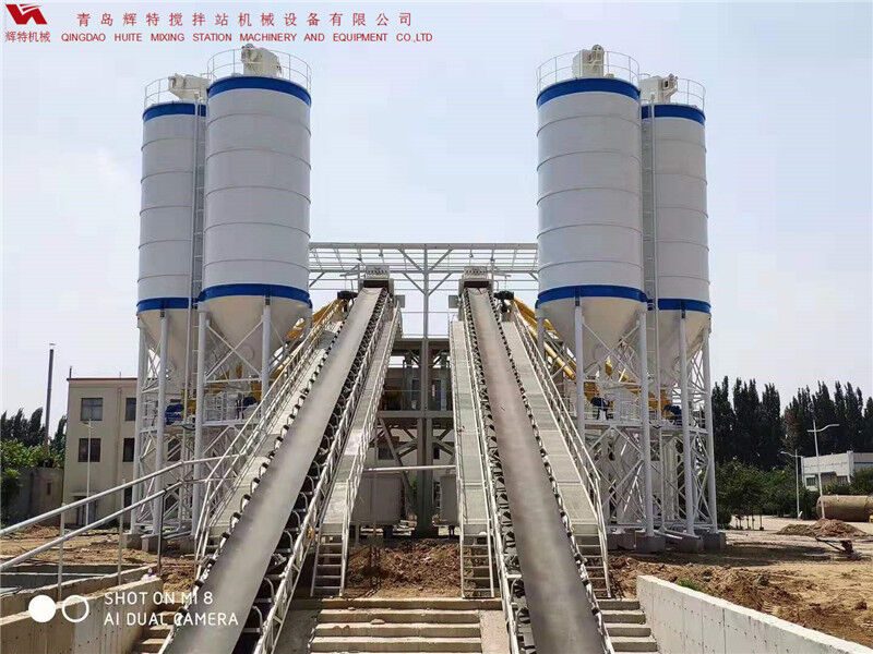 HZS180世界杯线上平台搅拌站 辉特机械 集生产与研发于一体