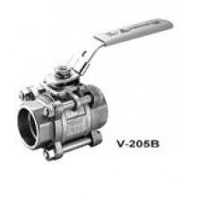 V-205B三片式对焊球阀